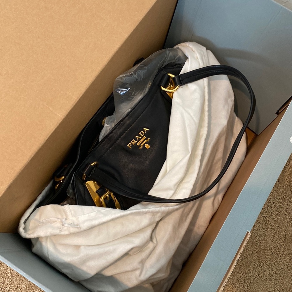 Prada soft calf skin bag